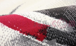 Koberec Buldog cream red